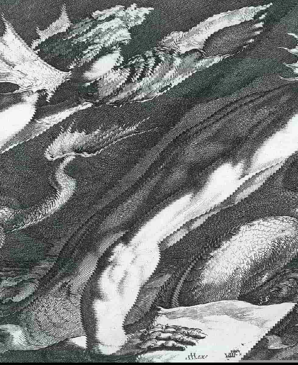 gheyn triton blaast etching