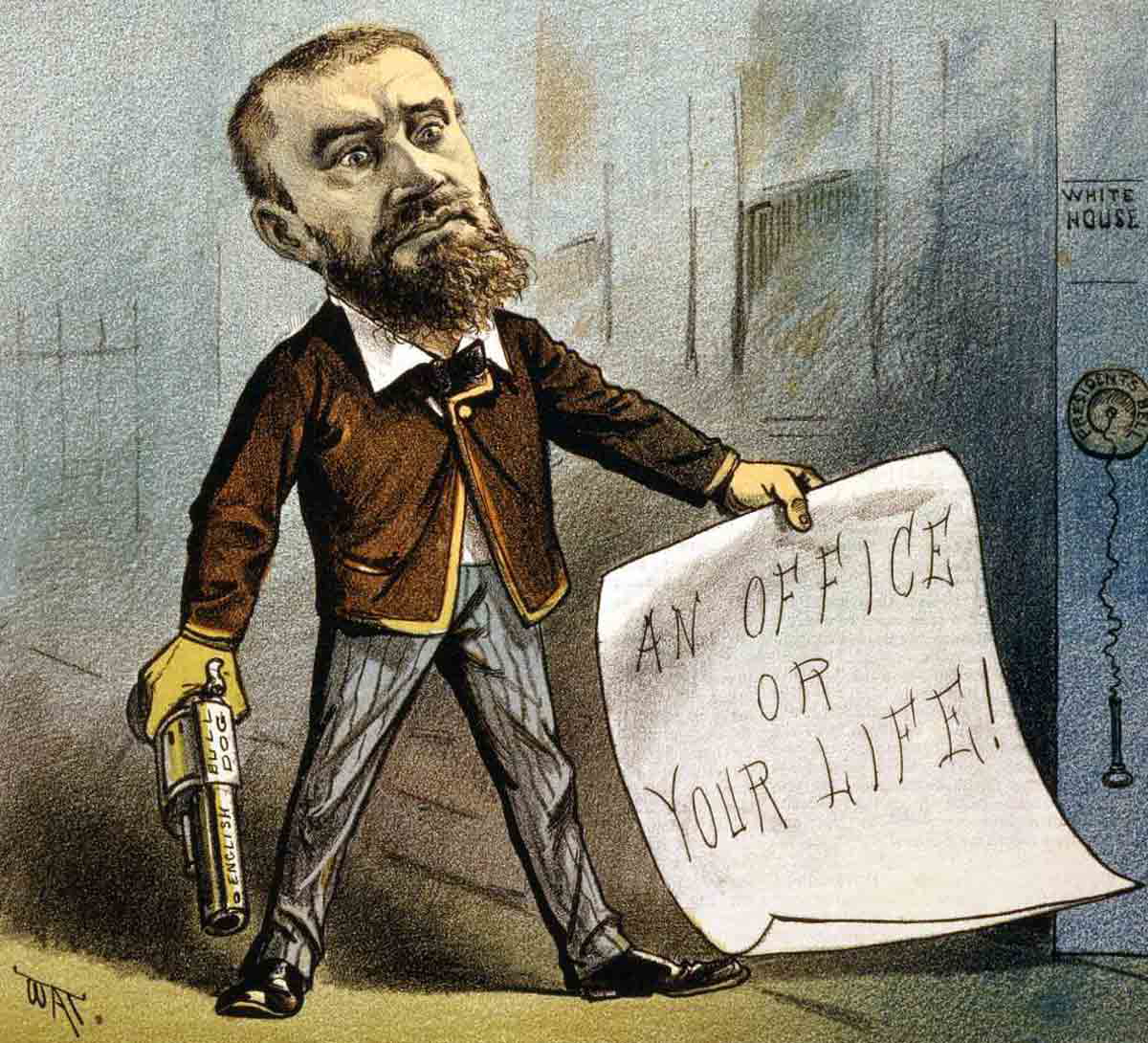 guiteau puck cartoon