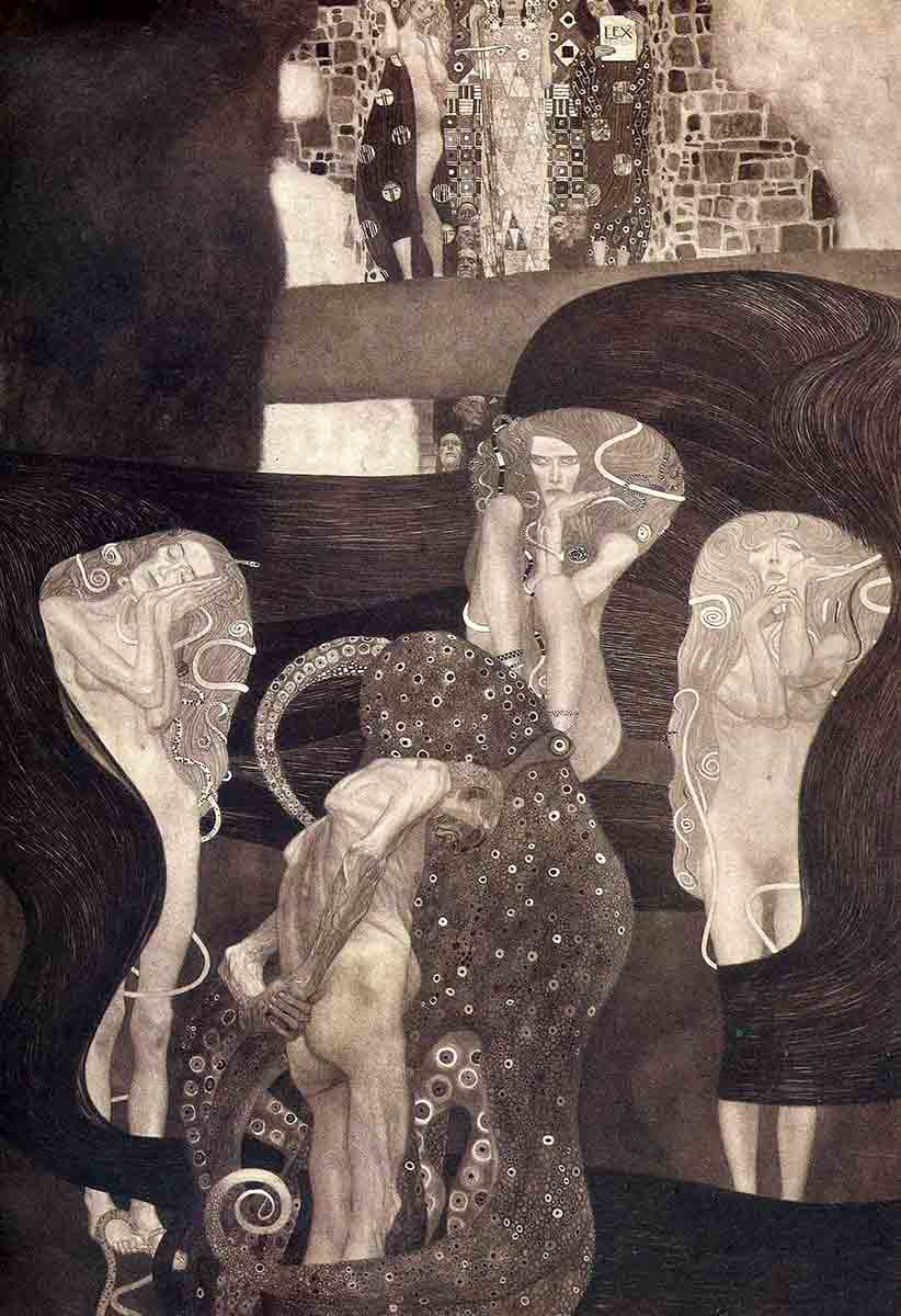 gustav klimt jurisprudence photo