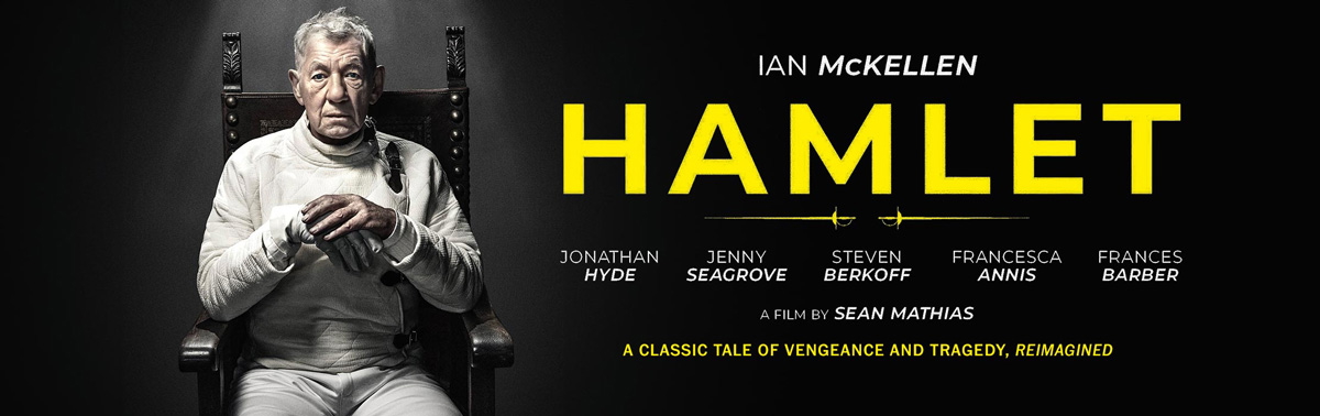 hamlet cinema film poster ian mckellen throne
