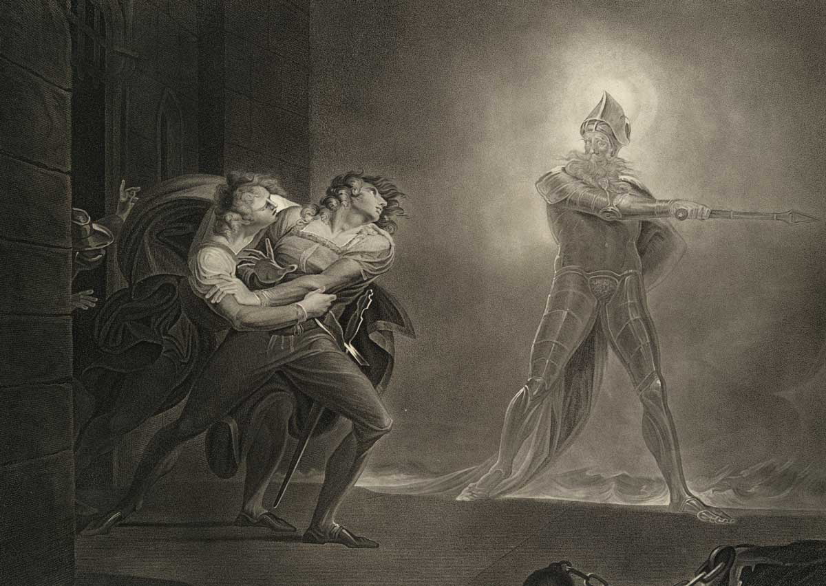 hamlet ghost shakespeare tragedy painting king prince