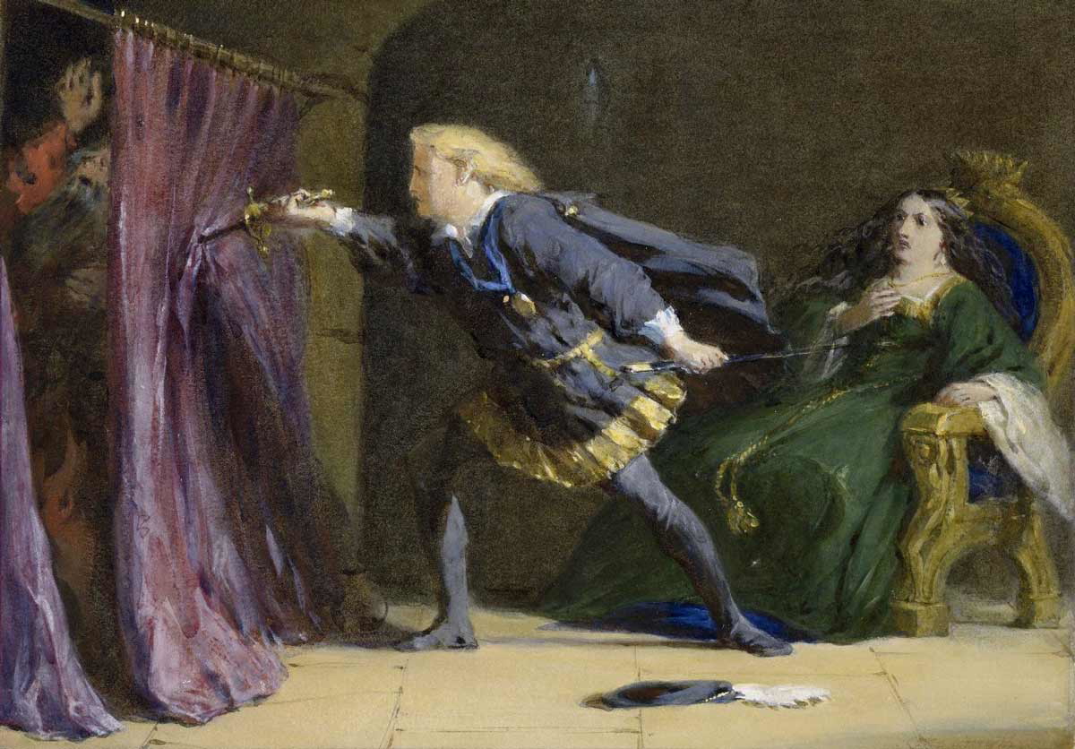hamlet murder polonius tragedy death gertrude