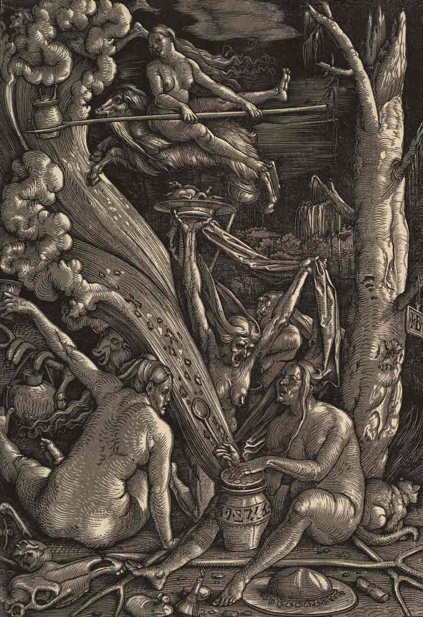 hans baldung the witches woodcut 1510