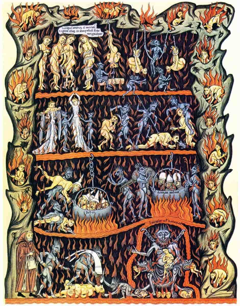 hortus deliciarum hell in the bible