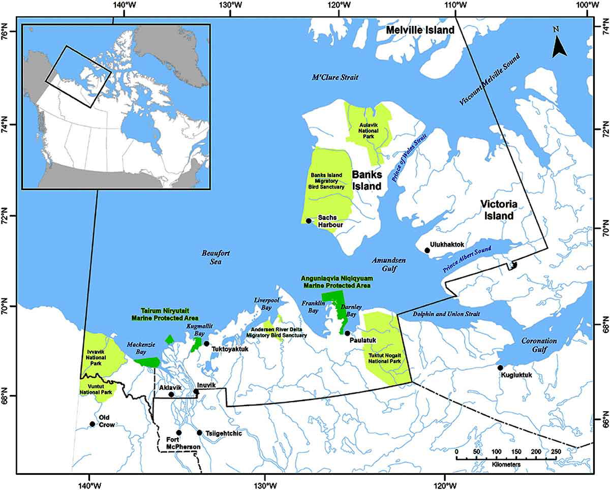 invialuit settlment map