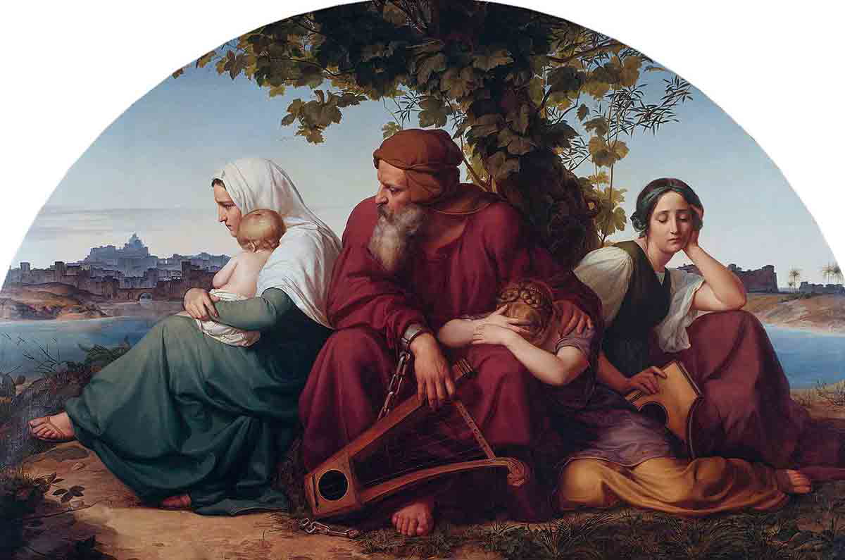 jews in mourning babylonian exile