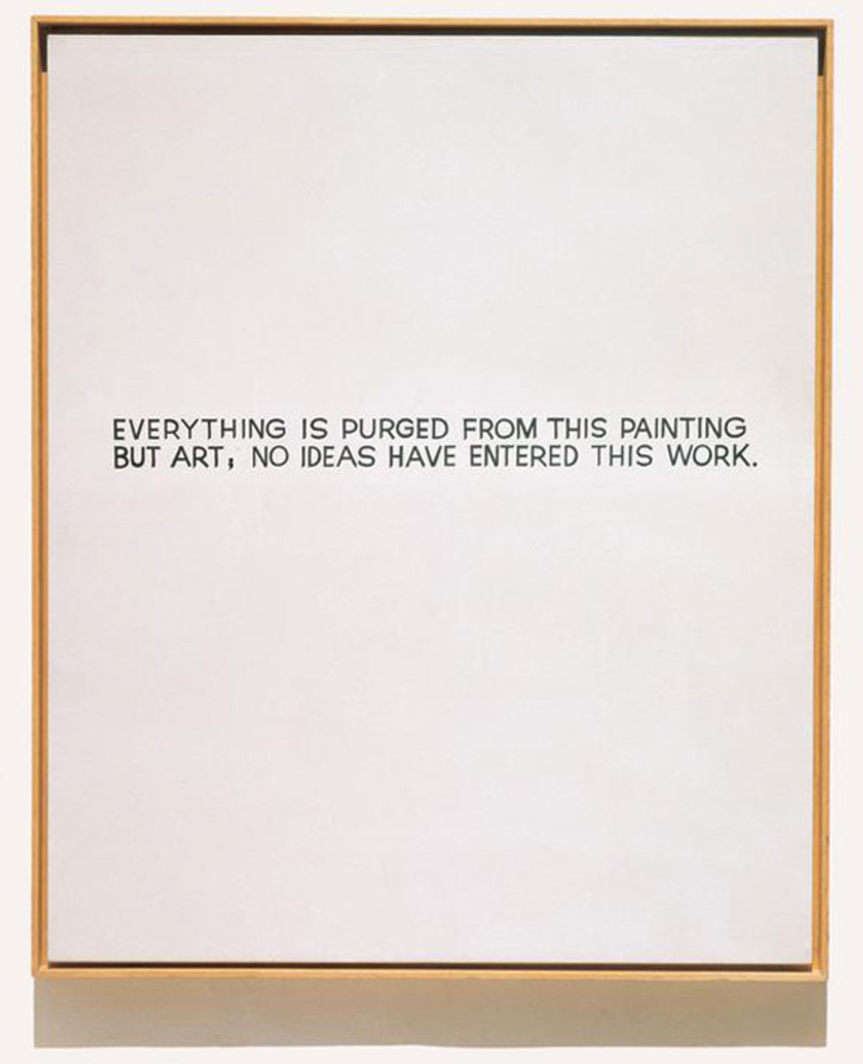 john baldessari everything purged from this painting