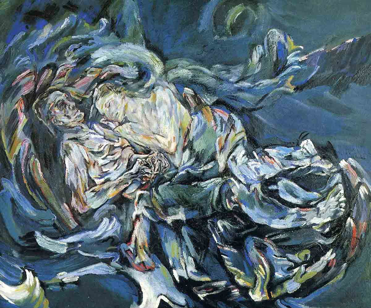 kokoscka bride wind painting