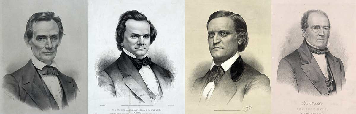 lincoln douglas breckenridge 1860
