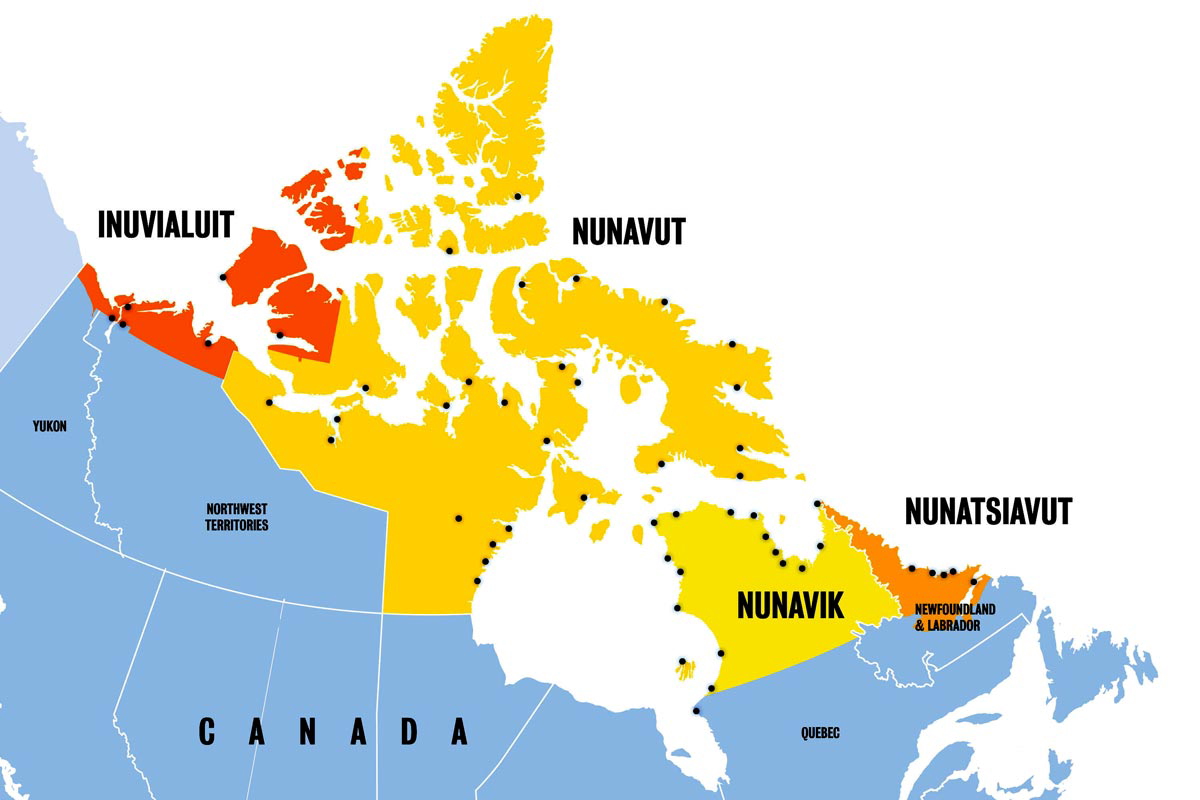 map of nunangat