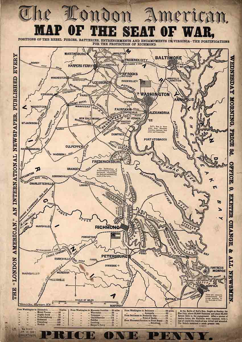 map richmond dc during civil war