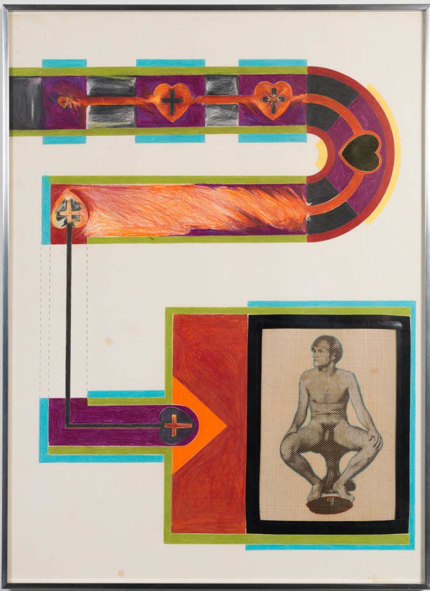 mapplethorpe hearts early collage