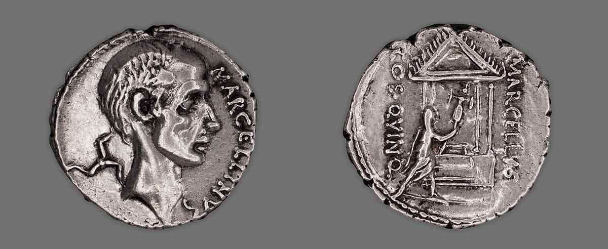 marcellus marcus claudius coin