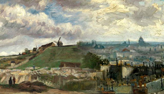 montmartre van gogh eyes