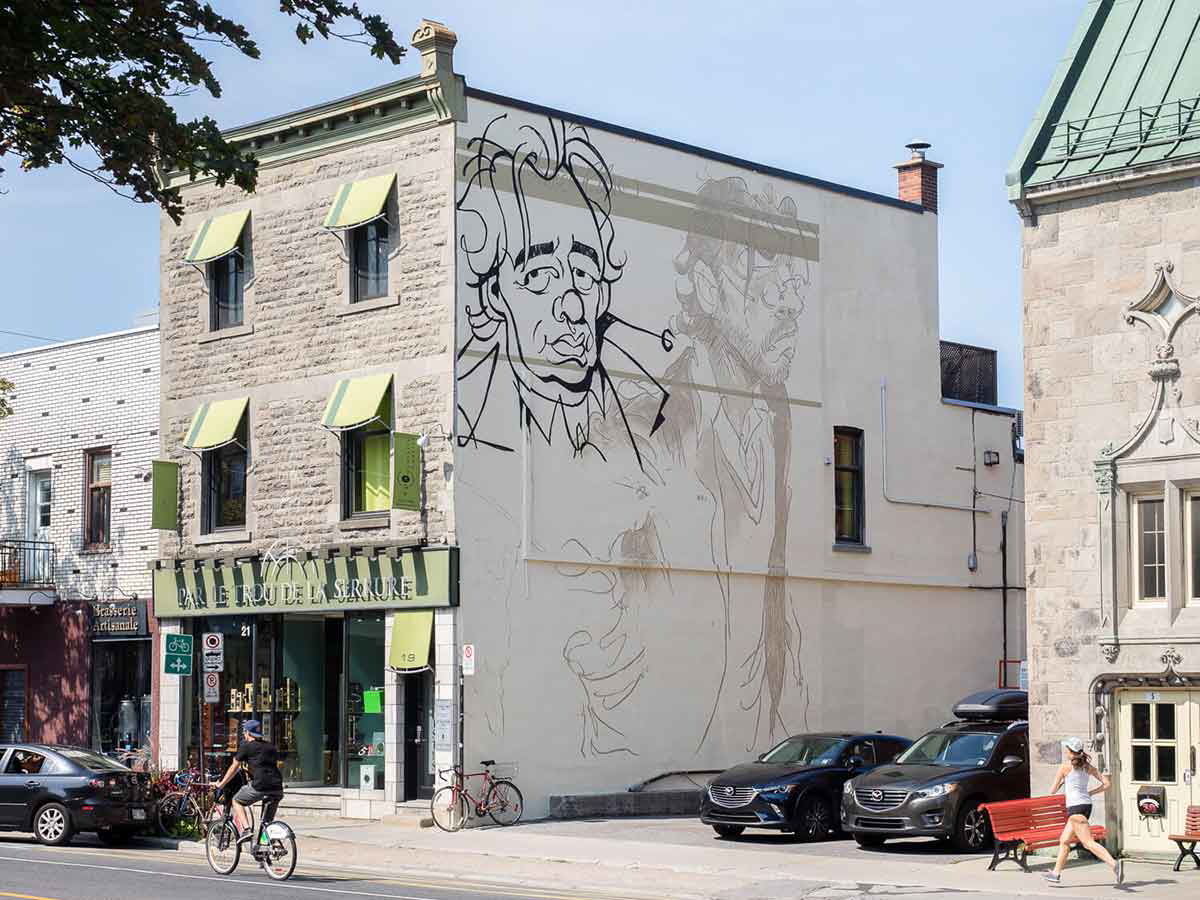 mordecai richler mural montreal