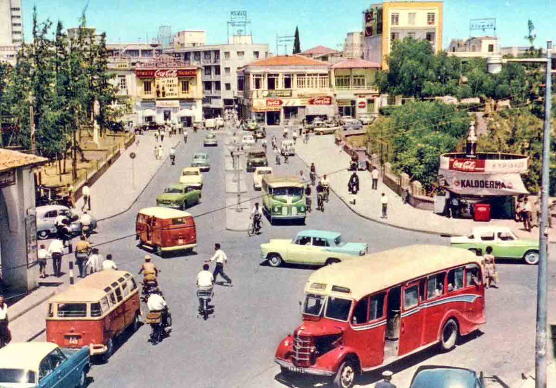 Vintage photograph of Nicosia. Source: pinterest