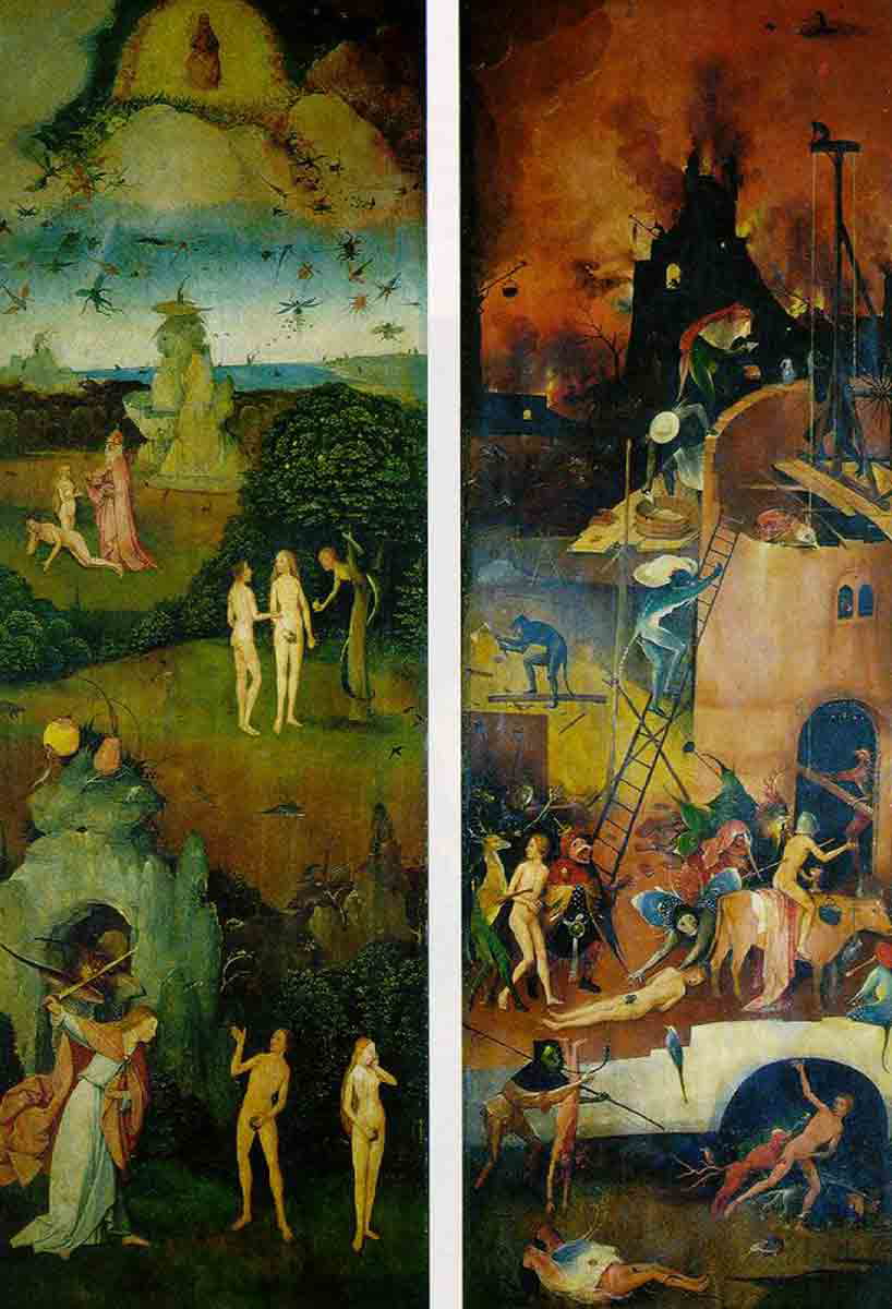paradise and hell diptych