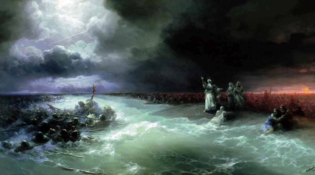 passage of the israelites pharaoh drowning