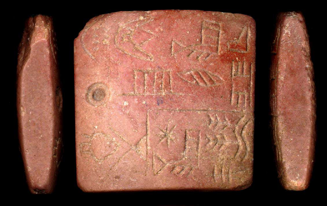 A protoliterate tablet dated to between 3100 BCE and 2900 BCE. Source: Wikimedia commons