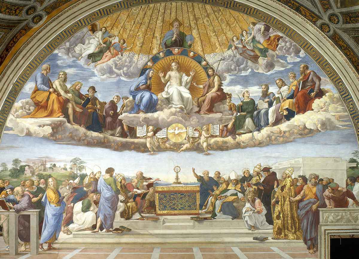 raphael disputation painting