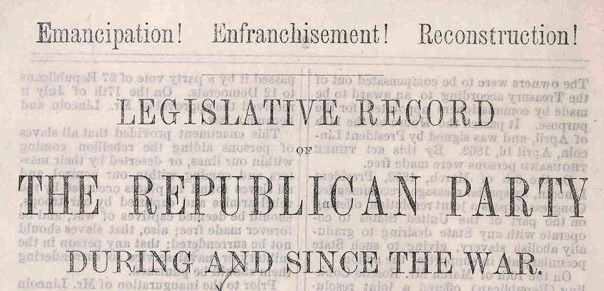 republican party platform post civil war