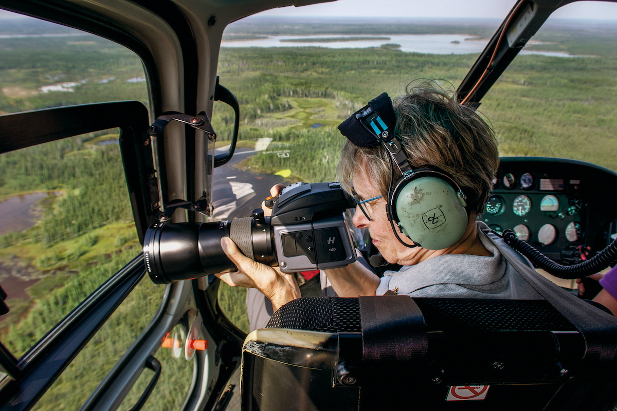 roberta-bondar-helicopter-wood-buffalo-national-park