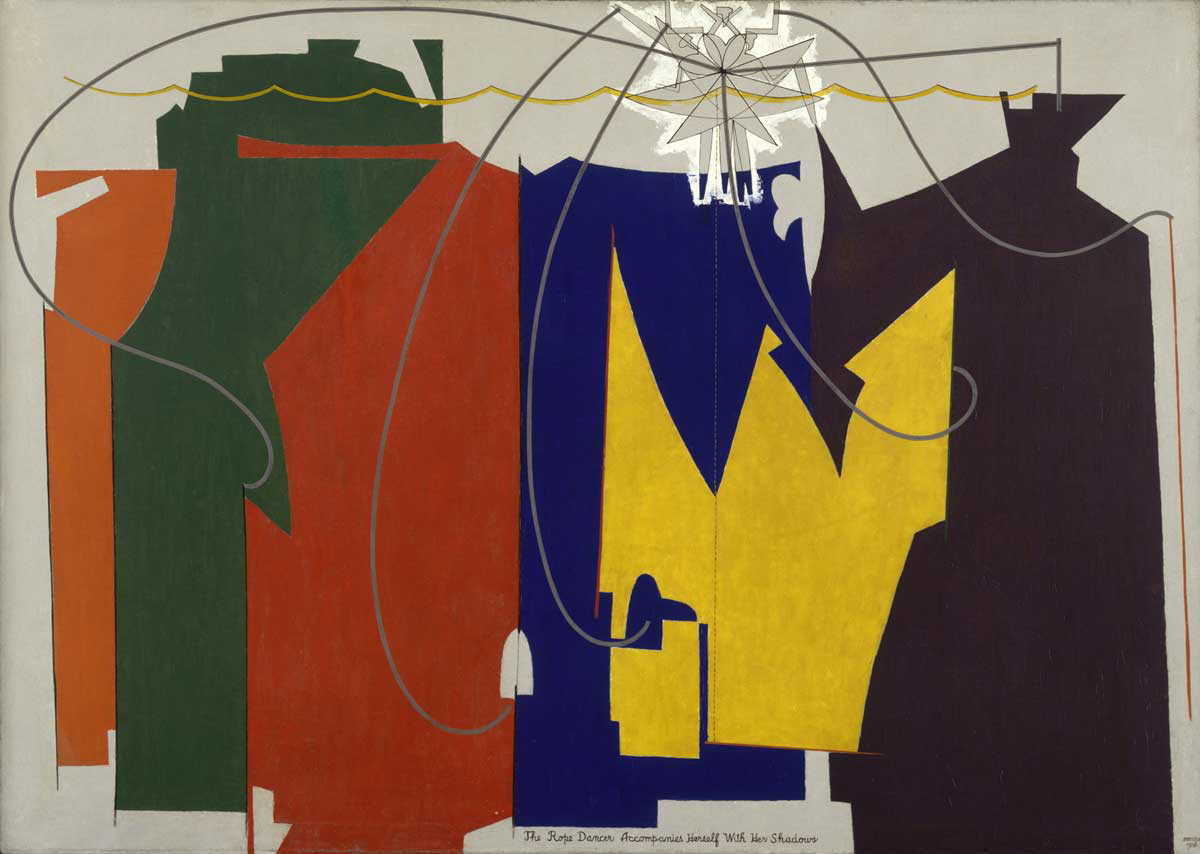 rope dancer accompanies herself with shadows man ray