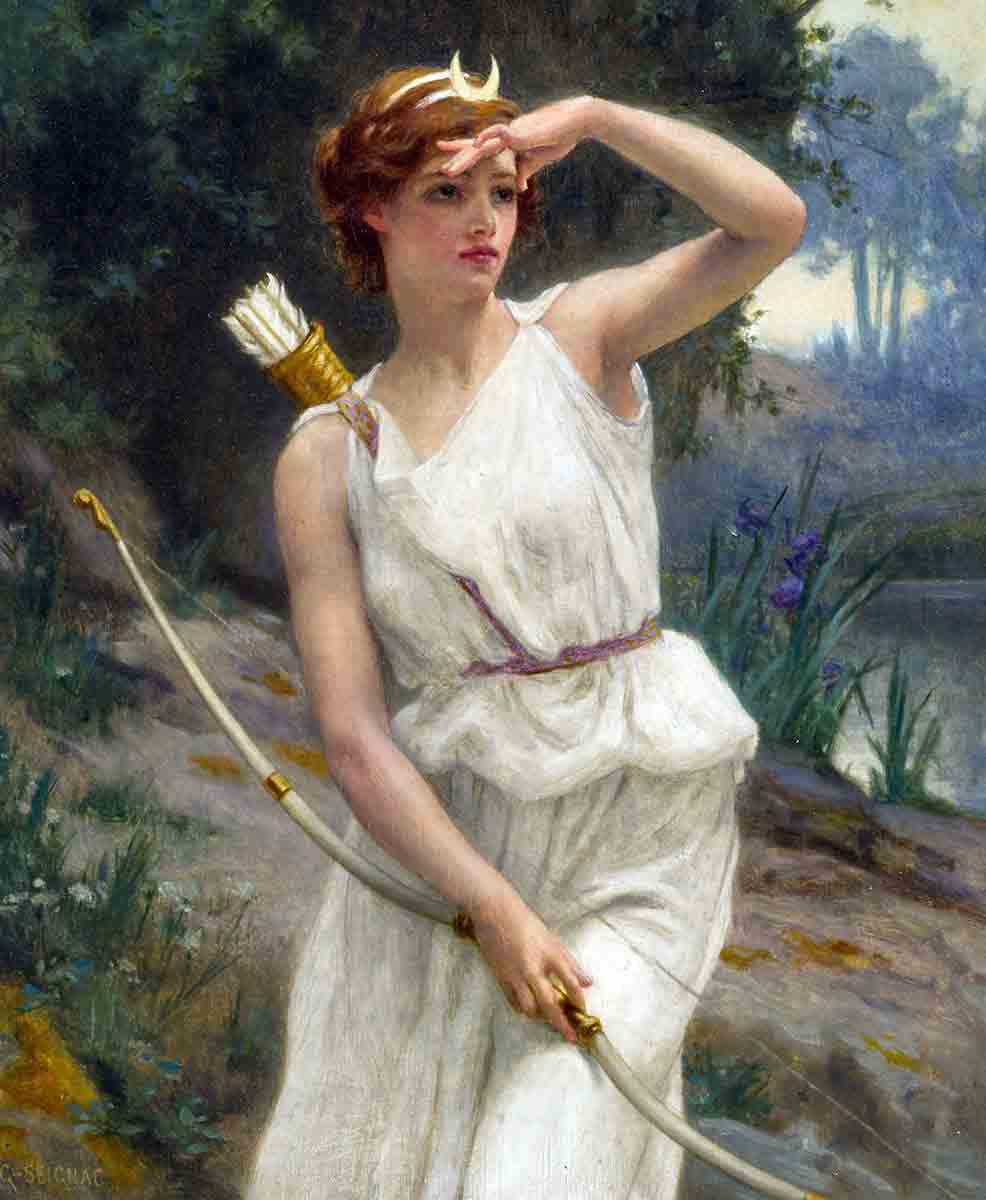 seignac diana huntress painting