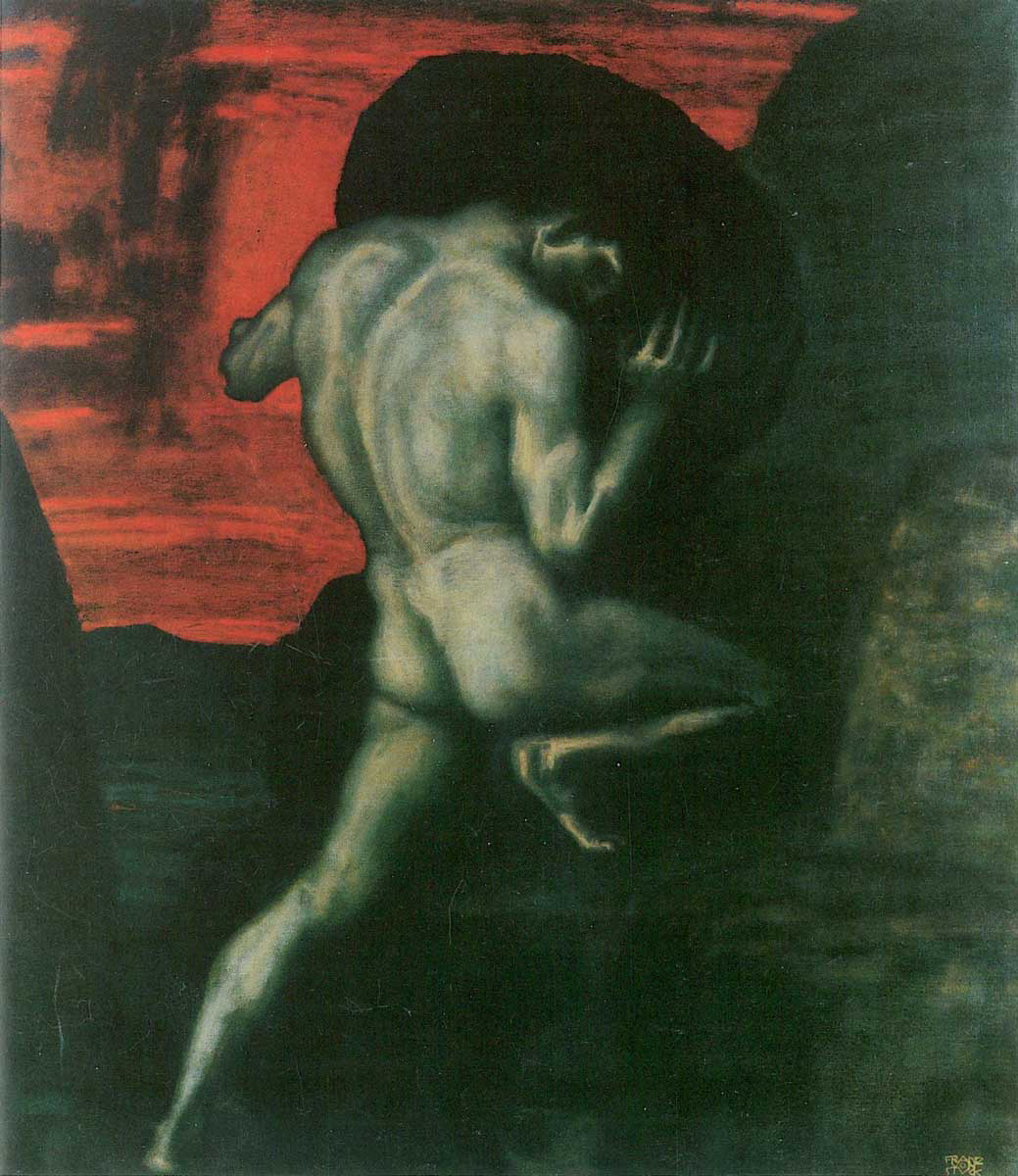 stuck sisyphus painting tartarus