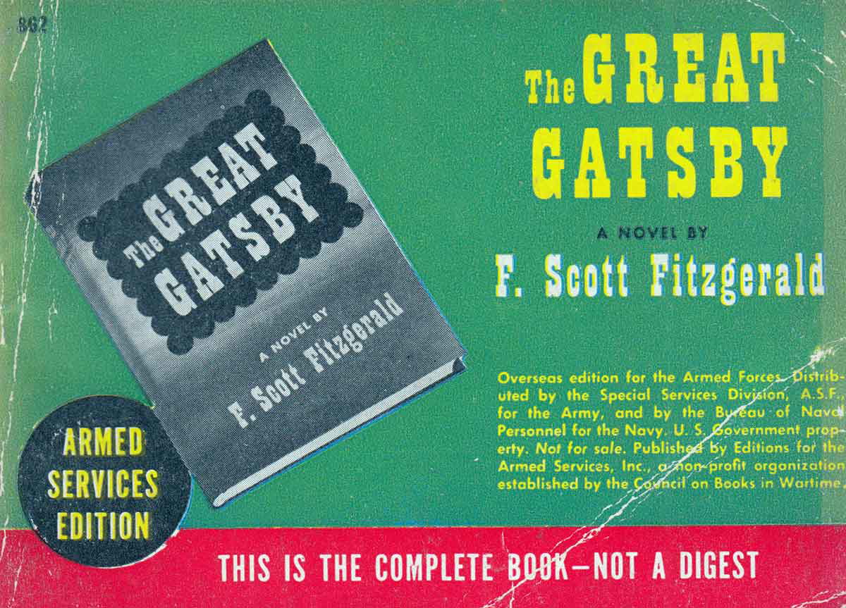 the great gatsby armed services edition