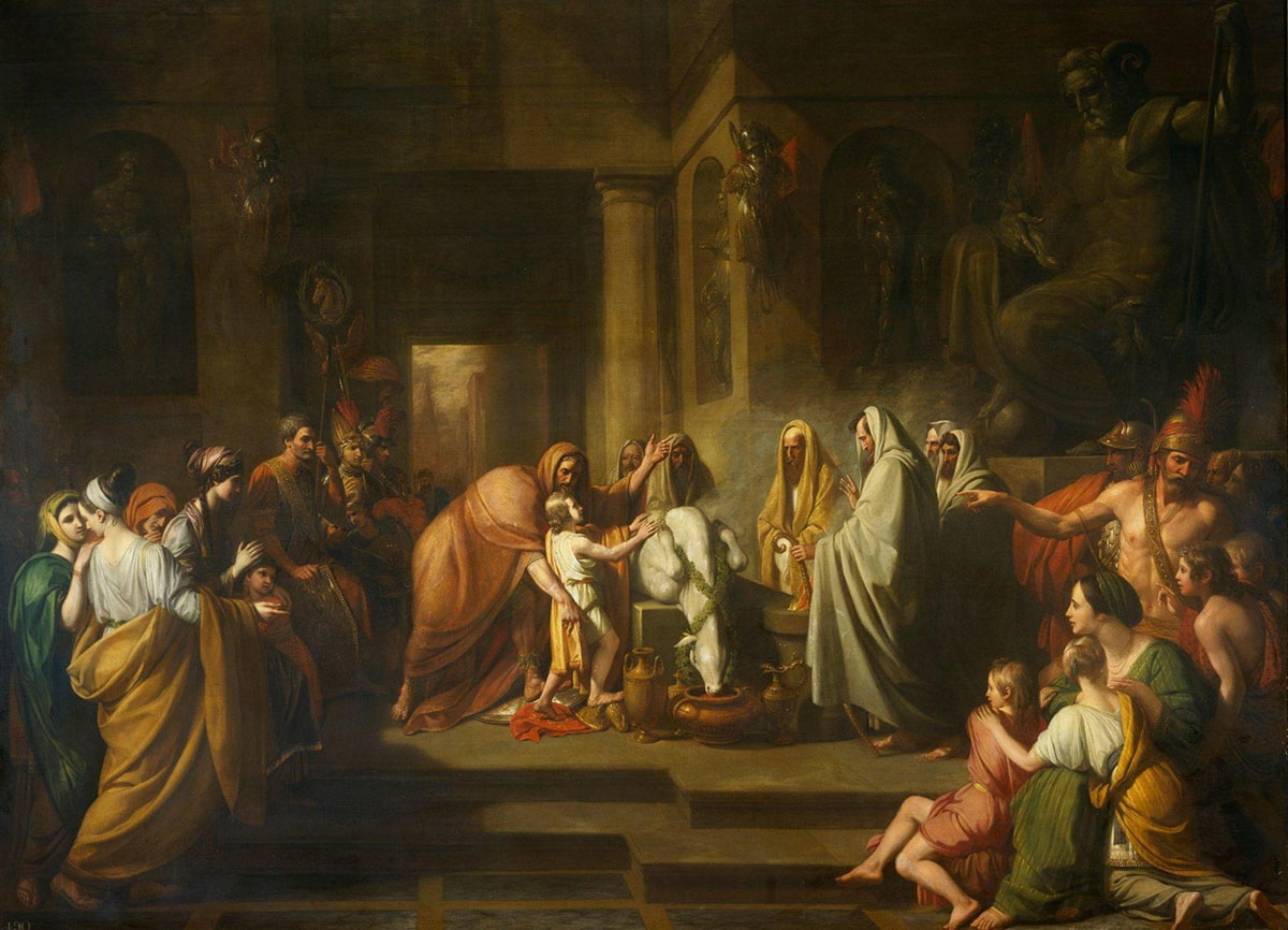 the oath of hannibal by benjamin west