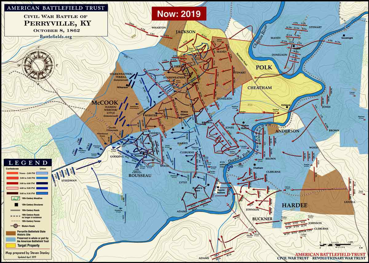 timeline attacks perryville october 8