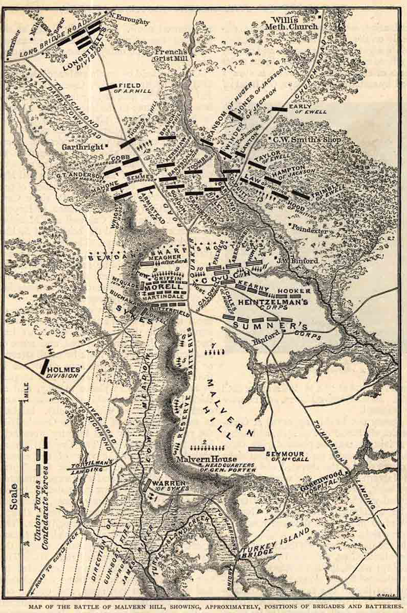 timeline seven days battles malvern hill