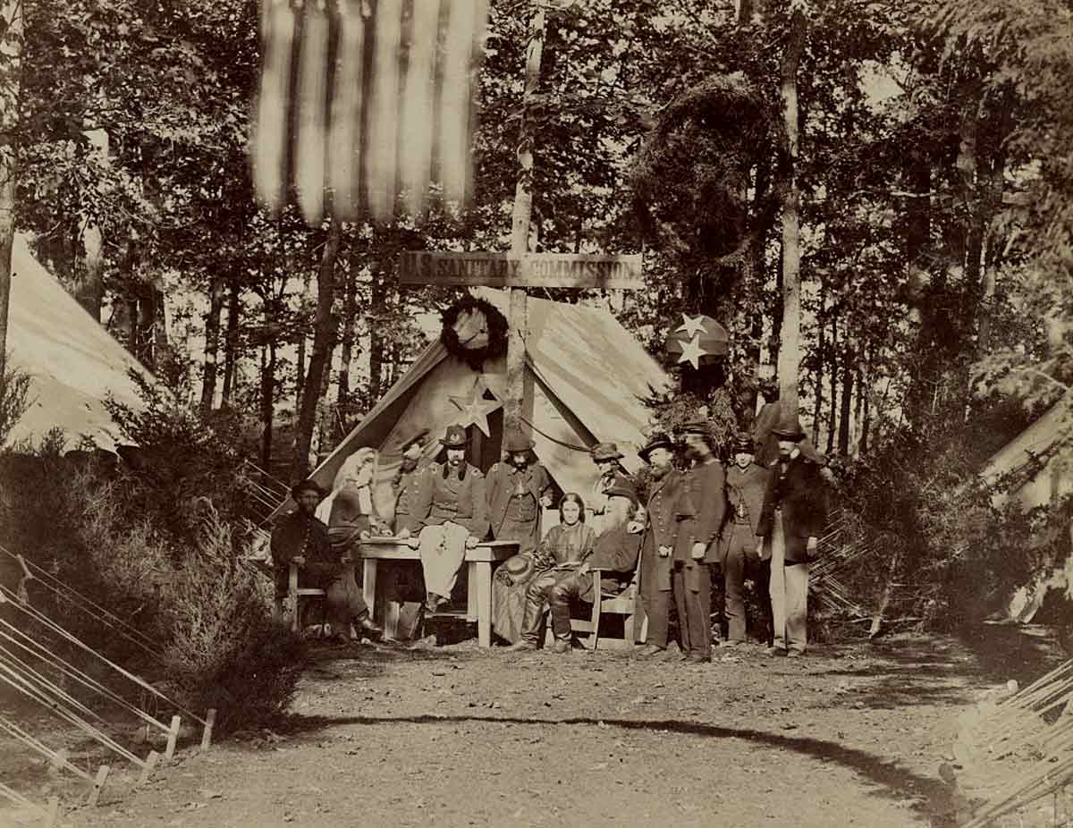 us sanitary commission gettysburg civil war photograph