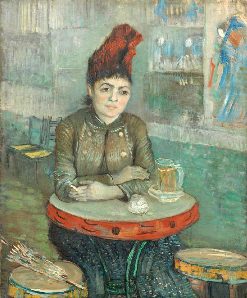 van gogh agostina segatori sitting cafe montmartre
