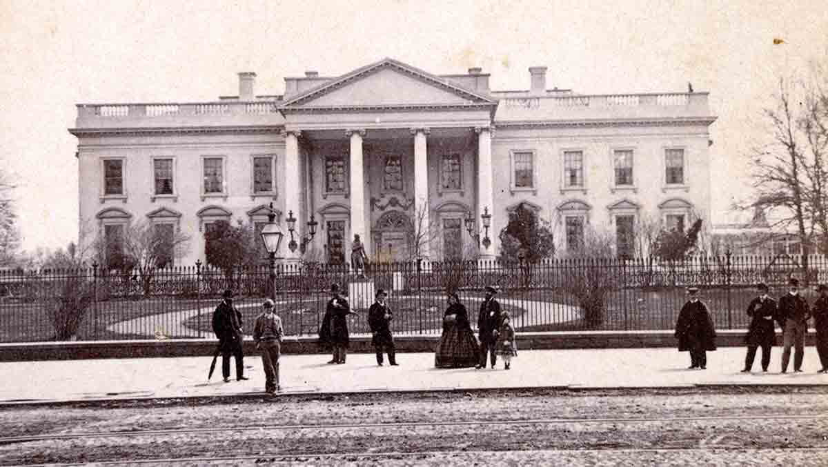 white house civil war photograph