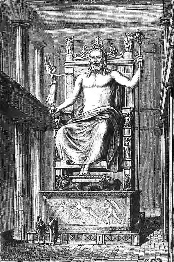 zeus-olympia-statue-engraving-sidney-barclay