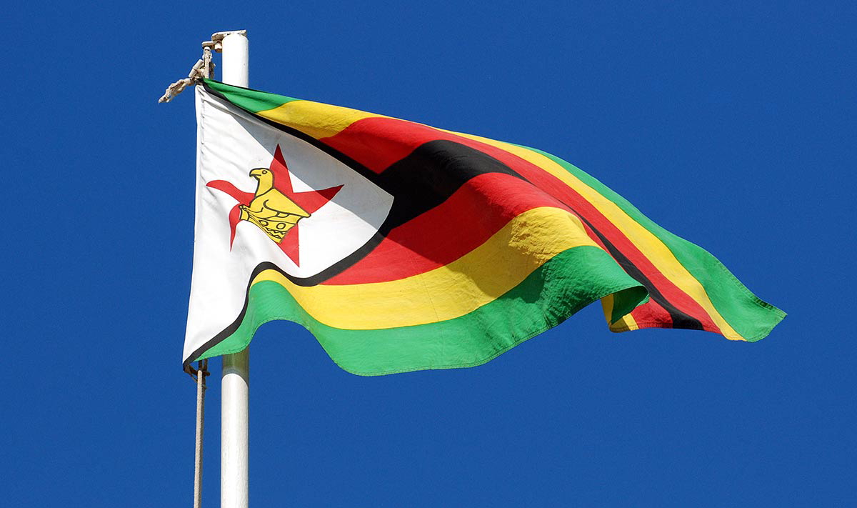 Zimbabwean flag. Image: Wikimedia Commons