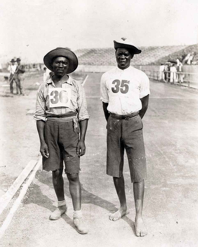 1904 Olympic Marathon Len Tau Jan Mashiani Tswana tribe 