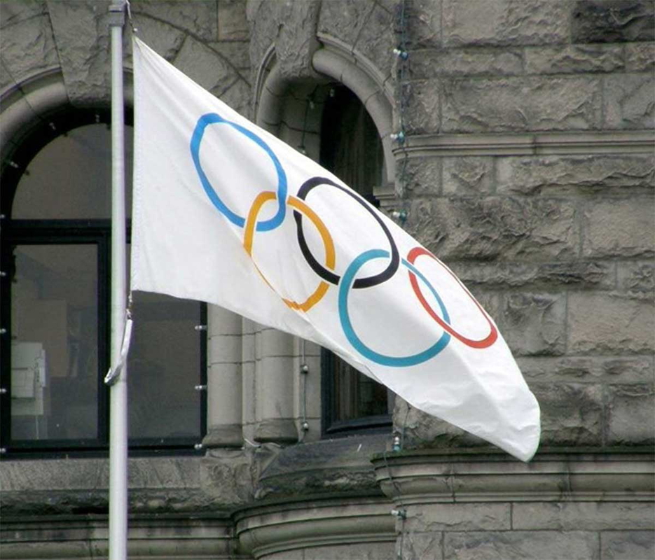 Olympics flag in Victoria Makaristos 2007