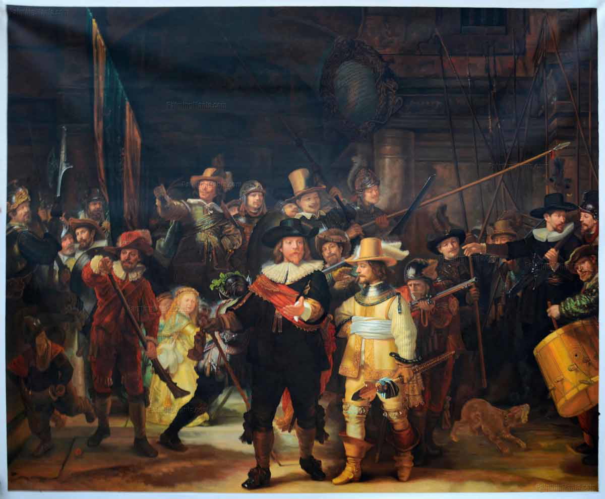 rembrandt van rijn night watch painting