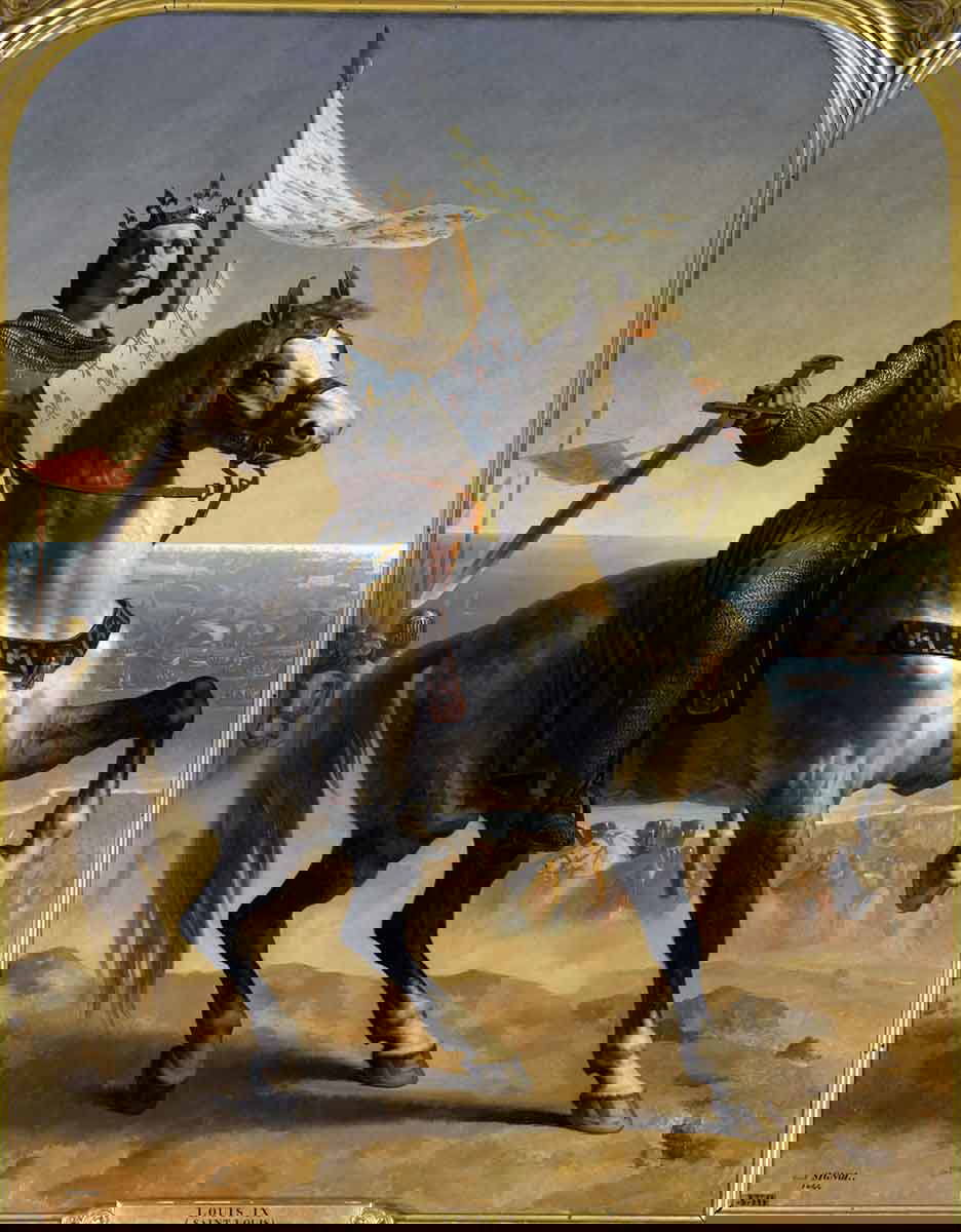 emile signol louis ix dit saint louis roi de france