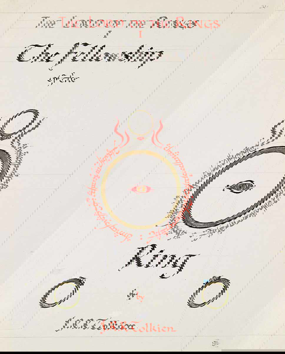 fellowship ring tolkien cover photo