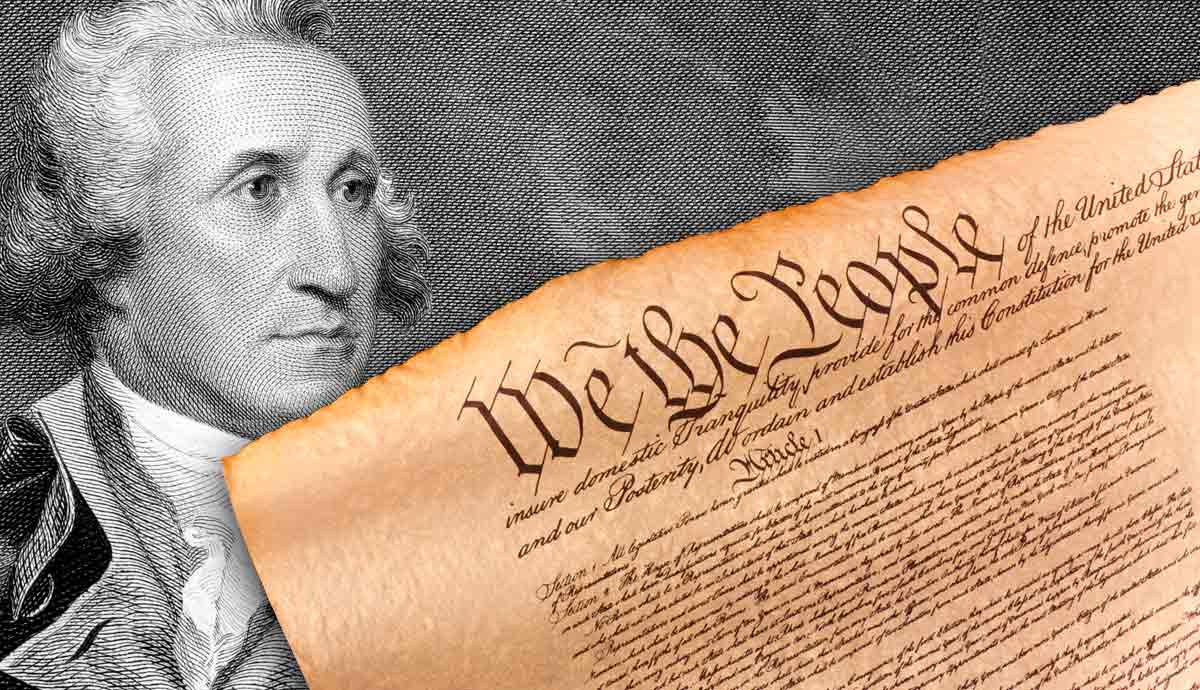 first presidential election george washington constitution