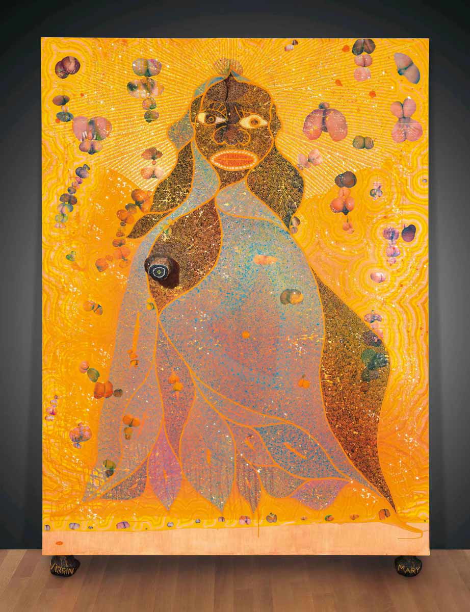 ofili virgin painting