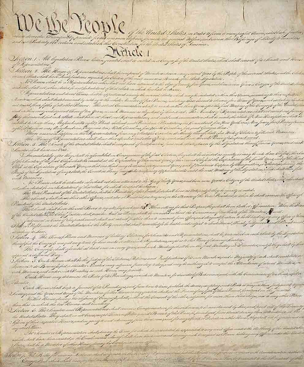 parchment us constitution