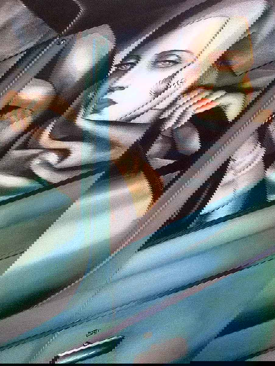 tamara de lempicka self portrait green bugatti
