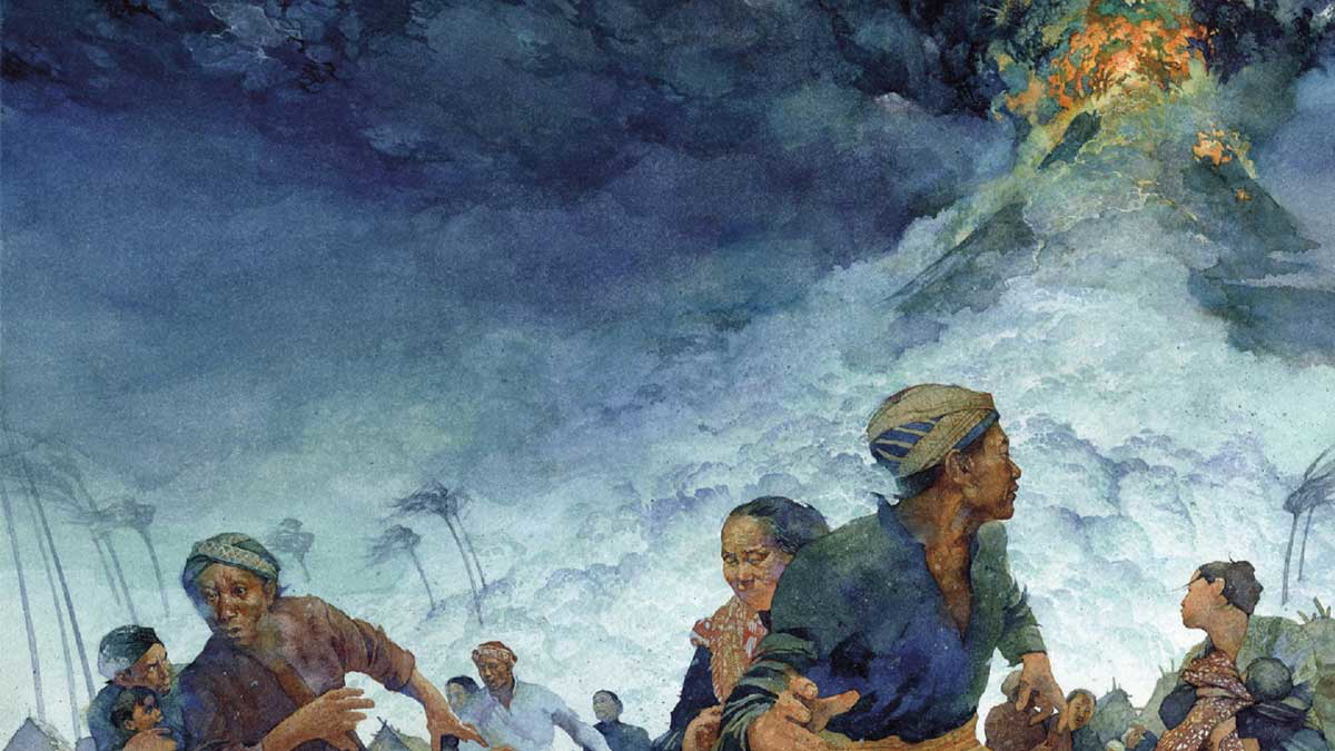 tambora painting interpretation