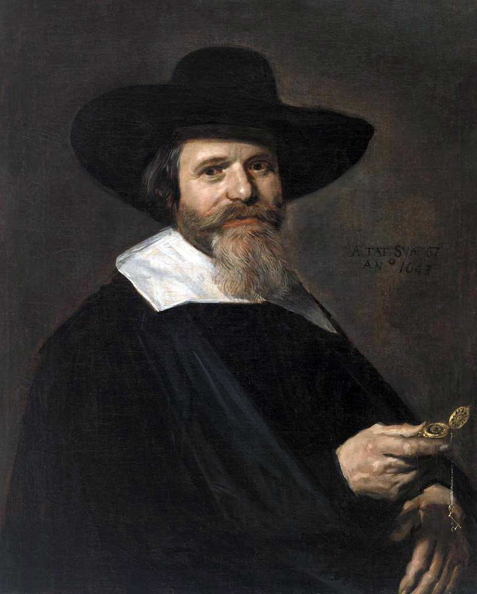 Man Holding a Watch Frans Hals