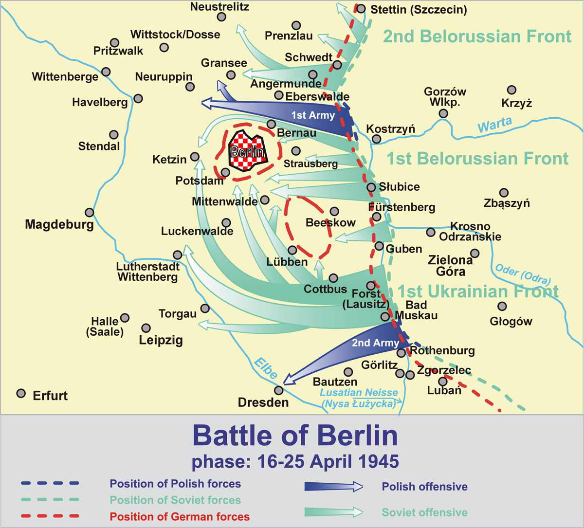 advance on berlin